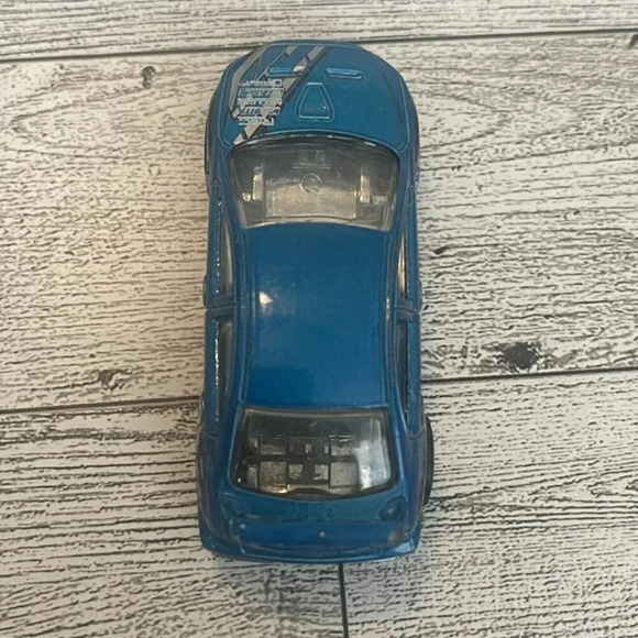 Hot Wheels 2008 Lancer Evolution Blue Nightburnerz '10 C 17 - Picture 5 of 9